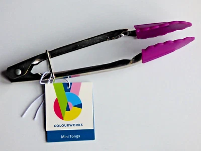 Colourworks MINI SILICONE TONGS 4 COLOURS - Image 1 of 4