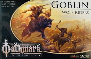 Oathmark Goblin Wolf Riders 28mm sprues New • 5 Riders + 5 Wolves • Osprey - Picture 1 of 4