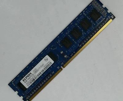 ELPIDA 4GB DDR3 1600 Desktop DIMM RAM 1Rx8 PC3L-12800U EBJ40UG8EFW0-GN-F 240pin - Image 1 of 3