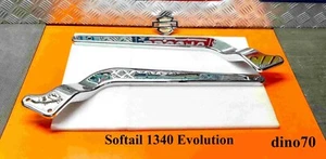Harley Davidson coppia fender cromati originali per Softail 1340 Evolution - Foto 1 di 18