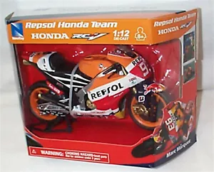 Repsol Honda Team RC213V Marc Marquez 2015 Red Bull 1-12 New in Box 57753 newray - Picture 1 of 1