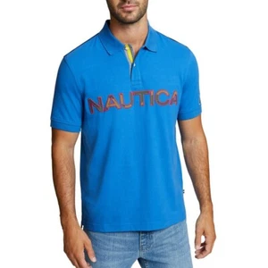 NAUTICA NEW Men's Oahu Cotton Logo Polo Shirt TEDO - Picture 1 of 6