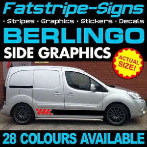 passend für CITROEN BERLINGO GRAFIK AUFKLEBER STREIFEN AUFKLEBER L1 L2 TAG VAN CAMPER - Bild 1 von 2
