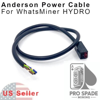 Anderson Power Cable for P554B Hydro PSU – Compatible with WhatsMiner M63 M53 US - Image 1 of 4