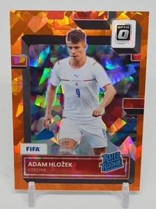 ADAM HLOZEK 2022-23 Donruss FIFA ÓPTICA NARANJA AGRIETADO NOVATO CON CLASIFICACIÓN DE HIELO Prizm - Imagen 1 de 2