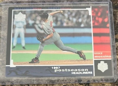 1998 Upper Deck - Postseason Headliners #416 Mike Mussina - Image 1 of 2