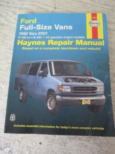 Furgonetas Haynes Ford tamaño completo 1992-2001 E-150 THRU E-350 manual de reparación - Imagen 1 de 6