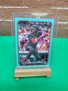 2024 Topps FANATICS AQUA Cincinnati Reds Elly De La Cruz Rookie RC # 141 - Imagen 1 de 2