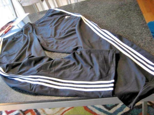 NWT - Mens ADIDAS Black Athletic Pants BK7402 (4XLT) - Picture 1 of 2