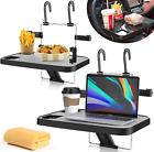 Foldable Car Seat Back Portable Tray for Food Dining Drink and Laptop, Hanging C