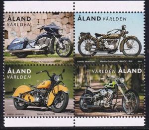 Finnland Aland 2018 Mi. 456-59 ** MNH Motorräder Motorcycles - Picture 1 of 1