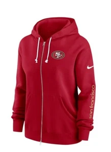 Women's Nike Scarlet San Francisco 49ers Plus Size Phoenix Full-Zip Hoodie 2XL - Picture 1 of 10