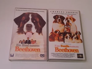 Ein Hund namens Beethoven + Eine Familie ... 1 + 2 VHS German PAL Video - Bild 1 von 6