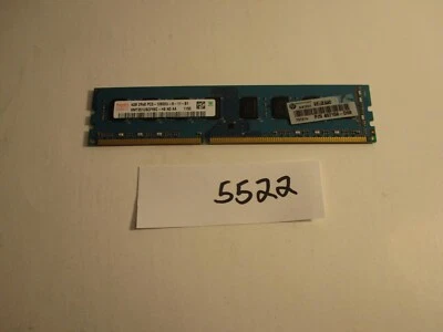 Hynix 4GB HMT351U6CFR8C-H9 PC3-10600 1333Mhz DDR3 DESKTOP MEMORY RAM (5522) - Image 1 of 2