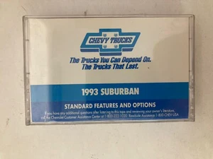 1993 Chevy SUBURBAN Promo Cassette Tape Factory RARE CHEVROLET - Picture 1 of 9