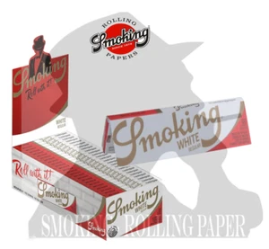 Cartine Smoking Bianche Corte Regular White – Scatola da 50 Libretti - Picture 1 of 3