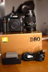Full Set - Nikon AF NIKKOR 35-70mm F/2.8 Zoom Macro Lens + Nikon D80 Body +Strap - Picture 1 of 6