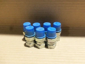 New Lot of 7 Hydraulic Hose Adapter 3/8" NPTF Male to 3/8" NPSM Swivel - Picture 1 of 4