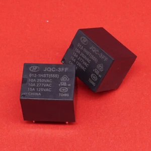 JQC-3FF 012-1HST Hongfa 12VDC 4PIN ORIGINAL Relay (Pack of 2) - Picture 1 of 4