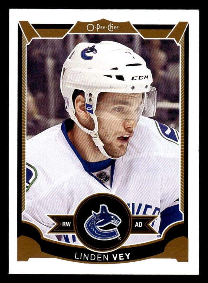 2015-16 O-Pee-Chee #470 Linden Vey Card Vancouver Canucks - Image 1 of 2