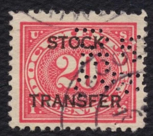 #RD6 20c Stock Transfer, Used [12] **ANY 5=FREE SHIPPING** - Picture 1 of 1