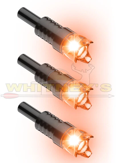 Clean Shot Nock Out Talon Lighted Crossbow Nocks - .297 - Orange - 3pk - 2002 - Image 1 of 1