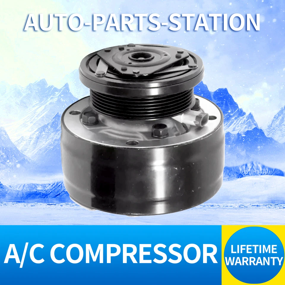 58948 A/C Compressor W/Clutch For 1991-1995 Chevy Cadillac Buick GMC Olds New - Image 1 of 4