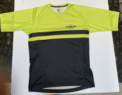 Bontrager Trek Shirt Mens Size Medium Trek Cycling Athletic Black and Yellow - Image 1 of 4