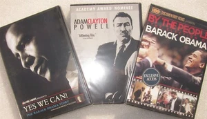 BLACK HISTORY: Political- Barack Obama- Adam Clayton Powell- NEW 3 DVD - Picture 1 of 3