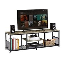 Industrial Tv Stand For Televisions Up To 60 Inch 55" Entertainment Center With 