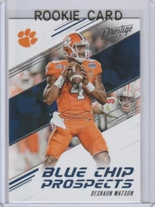 DeSHAUN WATSON ROOKIE CARD 2017 Prestige Blue Chip Prospects CLEMSON TIGERS RC - Picture 1 of 2