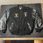 Vintage Mexican American Veteran Purple Heart Bomber Jacket Usa Brown Pride 80s