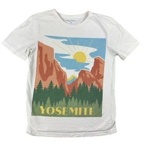 Yosemite National Park Tommy Bahama Shirt Boy's Medium 7-8 White Nature Outdoor - Picture 1 of 9