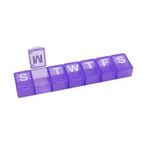 Weekly 7-Day Pill Case Medicine Planner Vitamin Organizer Box Convenient and ... - Picture 1 of 6