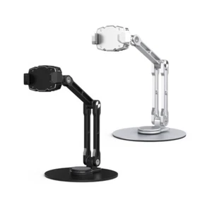 360��Rotary Cellphone Tablet Holder SemiConductor Cooling Stand Lazy Bracket - Photo 1 sur 10