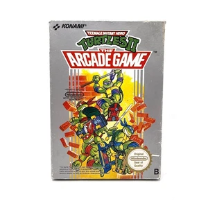 Teenage Mutant Hero Turtles II The Arcade Game Nintendo NES COMPLET PAL B FRA - Picture 1 of 8
