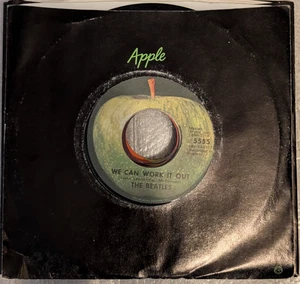 POP The Beatles We Can Work It Out / Day Tripper Apple 5555 1971 RE EX - Picture 1 of 3