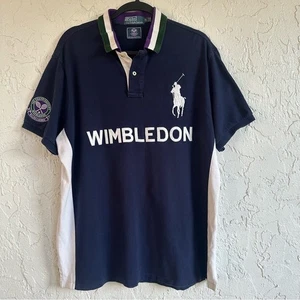 POLO RALPH LAUREN Wimbledon Poloshirt Herren XL Big Pony Preppy Tennis Logo - Bild 1 von 6