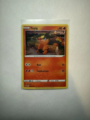 Tepig SWSH172 SWSH: Sword & Shield Promo Cards Holo - Image 1 of 2