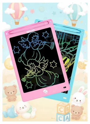 Multicolour Screen Writing Board Electronic Drawing Tablet Kids Toy Xmas Gift - Image 1 of 4