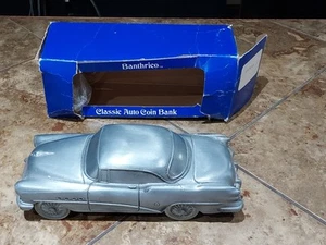 1974 Banthrico 1954 Buick Metal Pewter Coin Bank Car - Picture 1 of 13