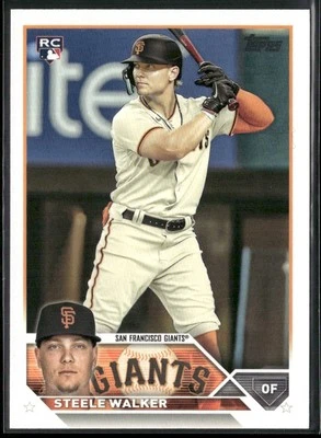 2023 TOPPS STEELE WALKER RC SAN FRANCISCO GIANTS #264 - Image 1 of 2