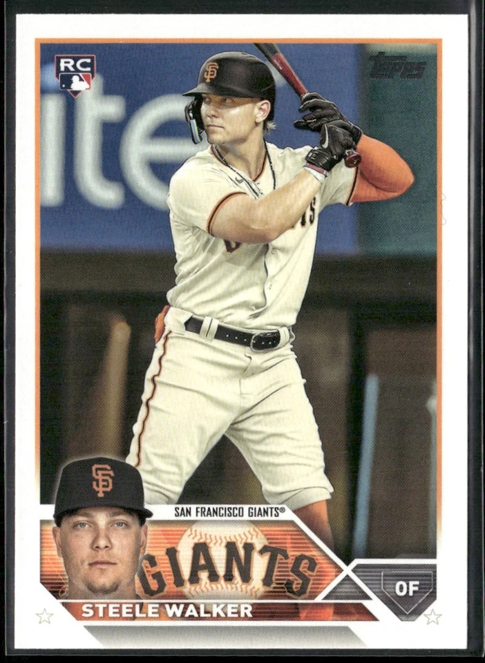 2023 TOPPS STEELE WALKER RC SAN FRANCISCO GIANTS #264 - Image 1 of 2
