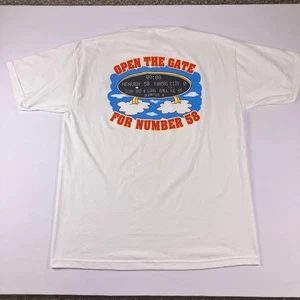 KC Chiefs Derrick Thomas Memorial Heaven Tribute T-Shirt XL Open The Gate for 58 - Picture 1 of 6