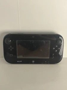 Nintendo Wii U GamePad WUP-010 (USA) Black Tablet Gamepad ONLY For Parts - Picture 1 of 3