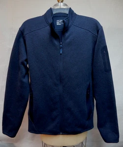 ARC'TERYX Men's Covert Cardigan Full Zip Fleece Jacket Navy Hiking Size M  EUC - Picture 1 of 12