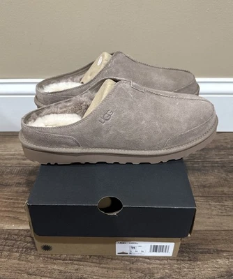 NIB Men’s UGG Size 11 Marcman Slipper Slide Suede Shoe CRBO Caribou - Image 1 of 4