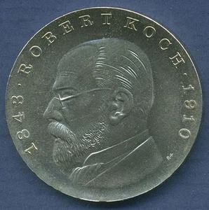 DDR 5 Mark 1968 Robert Koch, J 1522 vz/st (m2903) - Bild 1 von 2