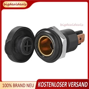 Einbau Steckdose 12V/ 24V DIN 16A Buchse KFZ Boot Ladegerät LKW Motorrad PKW. - Picture 1 of 7