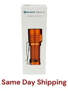 Linterna EDC compacta Olight Baton Turbo naranja, haz de 510 metros 1000 lúmenes CW - Imagen 1 de 3